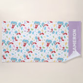 Serviette De Plage Une chose deux douces choses Motif (Devant)