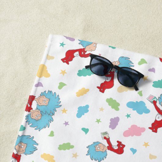 Serviette De Plage Une chose deux douces choses Motif (En situation)