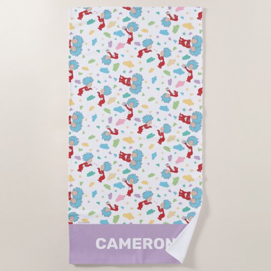 Serviette De Plage Une chose deux douces choses Motif (Devant)