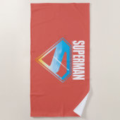 Serviette De Plage Une explosion à travers le Bouclier S (Devant)