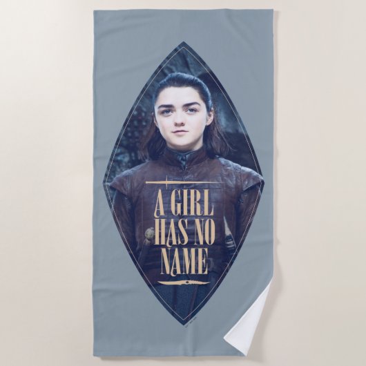 Serviette De Plage "Une Fille N'A Pas De Nom" Arya Stark Graphic (Devant)