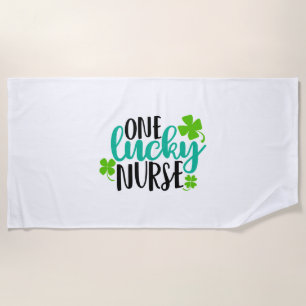 Serviette De Plage Une infirmière chanceuse