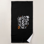 Serviette De Plage Une infirmière Éffrayante amusante infirmière fant (Devant)