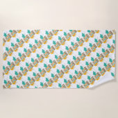 Serviette De Plage Une journée à la plage (Devant)