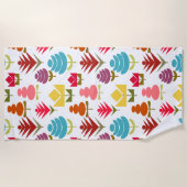 Serviette De Plage Une pléthore de fleurs (Devant)