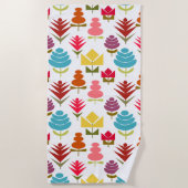 Serviette De Plage Une pléthore de fleurs (Devant)