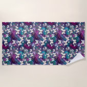 Serviette De Plage Une série mystique de papillons 5 (Devant)