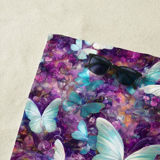 Serviette De Plage Une série mystique de papillons 7 (En situation)