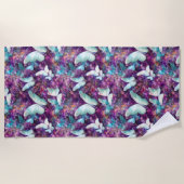 Serviette De Plage Une série mystique de papillons 7 (Devant)