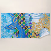 Serviette De Plage Une sirène d'Imaginaire 🧜 ‍ ♀️ vie (Devant)