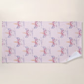 serviette de plage Unicorn (Devant)