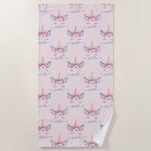 serviette de plage Unicorn (Devant)