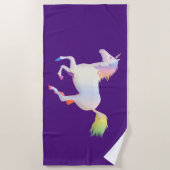 serviette de plage Unicorn. (Devant)