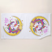 Serviette de plage Unicorn Magic (Devant)