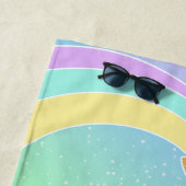 Serviette De Plage Unicorn 🦄 Rainbow Magic (En situation)