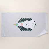Serviette De Plage Unicorn Yoga (Devant)