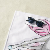 Serviette De Plage Unicornes (En situation)