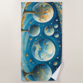 Serviette De Plage Univers parallèles (Devant)