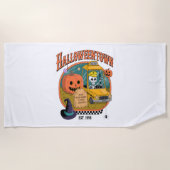 Serviette De Plage Université citrouille Halloweentown (Devant)