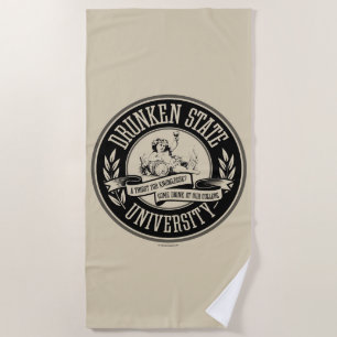 Serviette De Plage Université de l'Ivresse