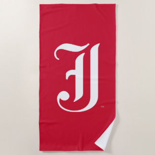 Serviette De Plage Université d'État de Jacksonville Classique Lettre