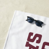 Serviette De Plage Université Texas A&M de San Antonio (En situation)
