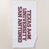 Serviette De Plage Université Texas A&M de San Antonio (Devant)