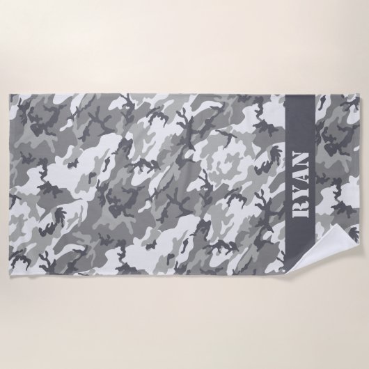 Serviette De Plage Urban Camo (Devant)