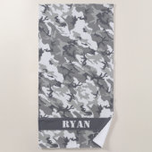 Serviette De Plage Urban Camo (Devant)