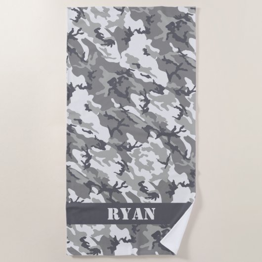 Serviette De Plage Urban Camo (Devant)