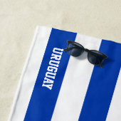 Serviette De Plage Uruguay Drapeau splendide patriotique (En situation)