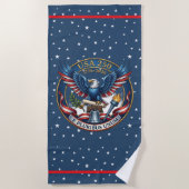 Serviette De Plage USA 250 Eagle (Devant)