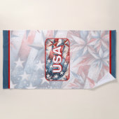serviette de plage USA Beach (Devant)