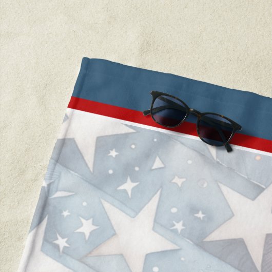 serviette de plage USA Beach (En situation)