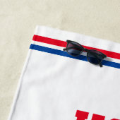 serviette de plage USA Beach (En situation)