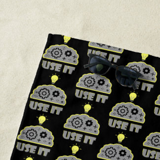 Serviette De Plage Utilisez votre cerveau