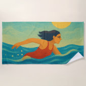 Serviette De Plage vacances (Devant)