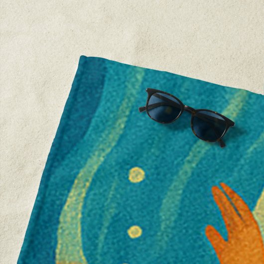 Serviette De Plage vacances (En situation)