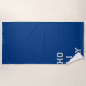 Serviette De Plage "Vacances balnéaires" (Devant)