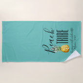 Serviette De Plage Vacances de Fille de Tribu de Plage Enterrement de (Devant)