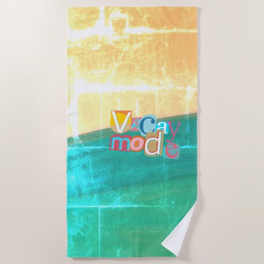 Serviette De Plage Vacances d'été (Devant)