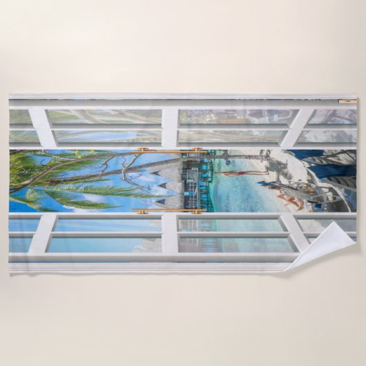 Serviette De Plage Vacances d'été à Myrtle Beach (Devant)