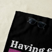 Serviette De Plage Vacances d'été S'amuser à la plage Retro (En situation)