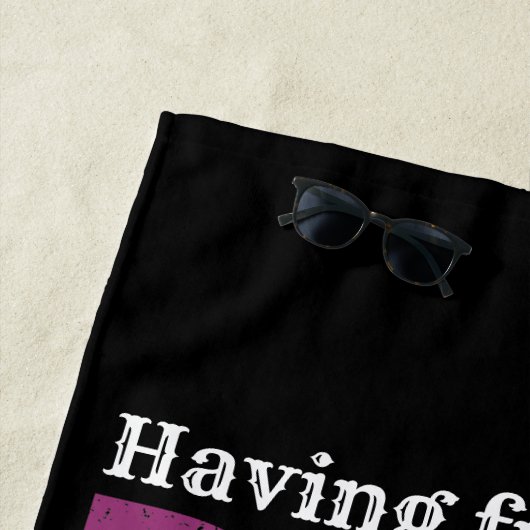 Serviette De Plage Vacances d'été S'amuser à la plage Retro (En situation)