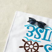 Serviette De Plage Vacances en bateau de croisière (En situation)