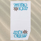 Serviette De Plage Vacances en bateau de croisière