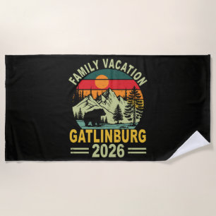 Serviette De Plage Vacances en famille 2026 Gatlinburg Tennessee