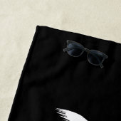 Serviette De Plage Vacances été cool Sunset Beach Palm Tree (En situation)