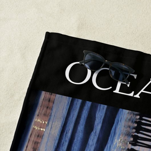 Serviette De Plage Vacances Oceanside Pier Cali (En situation)