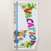 Serviette De Plage Vacation Beach Tower - Cliquez pour la vue complèt (Devant)